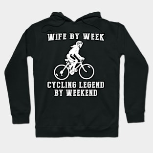 From Loving Wife to Cycling Legend: Weekend Adventure Tee & Hoodie Hoodie